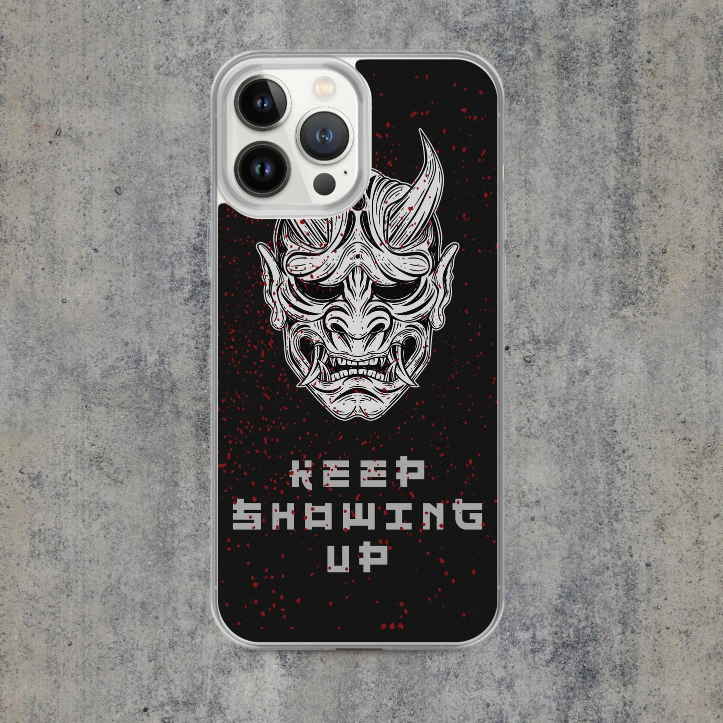 Kabuki Mask Clear Case for iPhone®