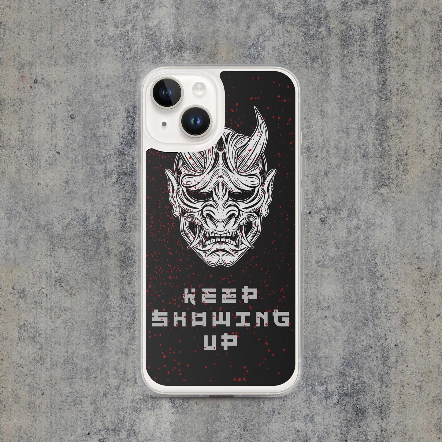 Kabuki Mask Clear Case for iPhone®