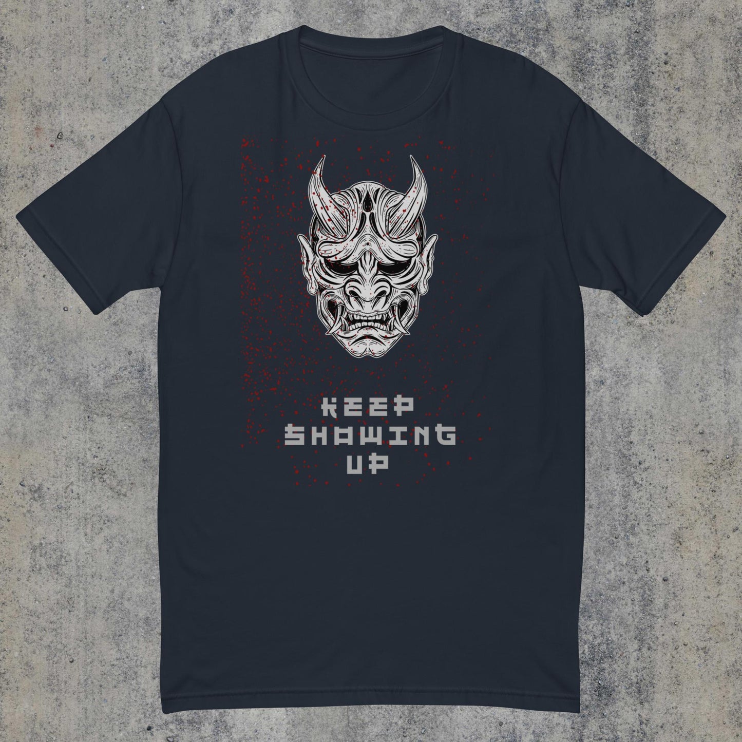 Spatter Kabuki Mask Short Sleeve T-shirt