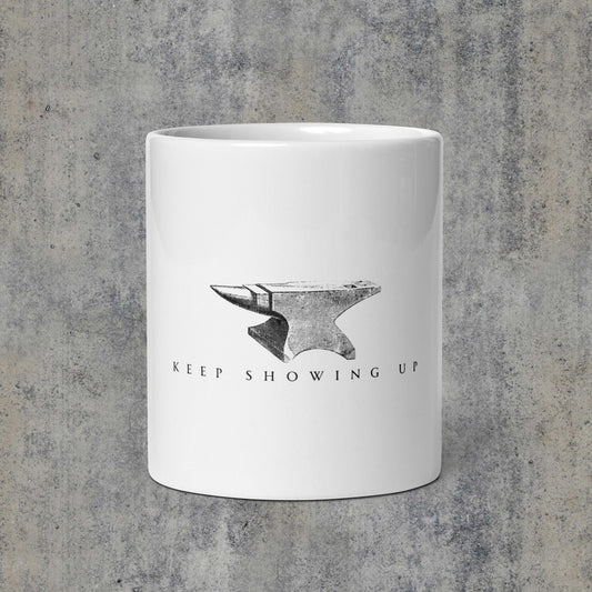 Anvil White glossy mug